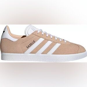 ADIDAS Originals Women’s Halo Blush White Gazelle Shoes Sz 9 Size Nine Sneakers